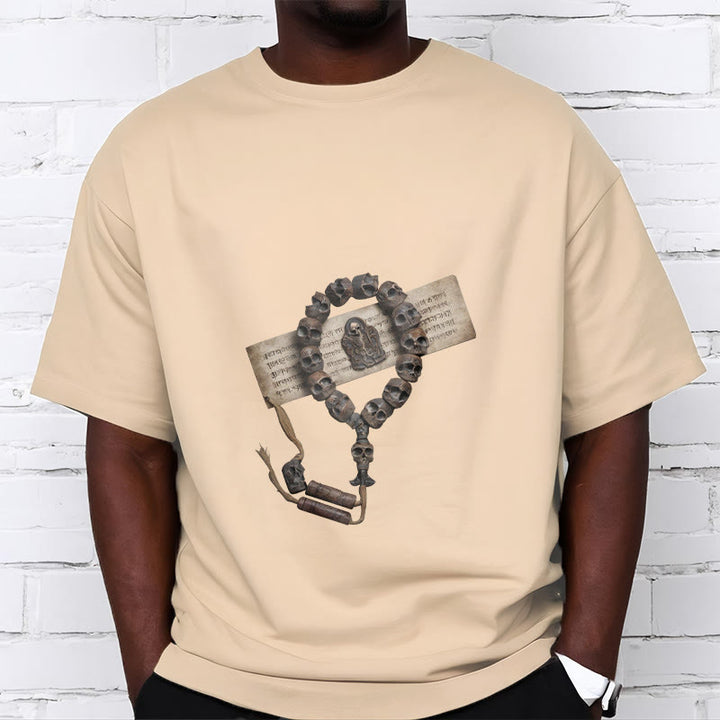 Buddha Stones ​​Tibetischen Der Herr Der Leiche Wald Perlen Muster T T-shirt - image 41