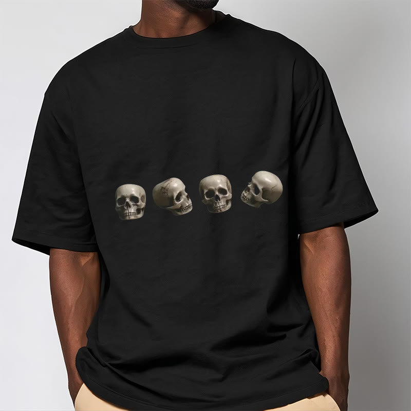 Buddha Stones ​​Tibetischen Der Herr Der Leiche Wald Schädel Muster T T-shirt - image 2