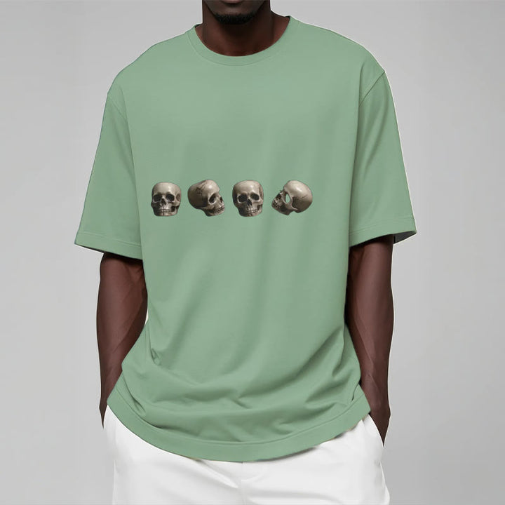 Buddha Stones ​​Tibetischen Der Herr Der Leiche Wald Schädel Muster T T-shirt - image 17
