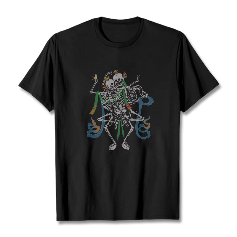 Buddha Stones ​​Tibetischen Der Herr Der Leiche Wald Design T T-shirt - Schwarz - 2XL - image 0
