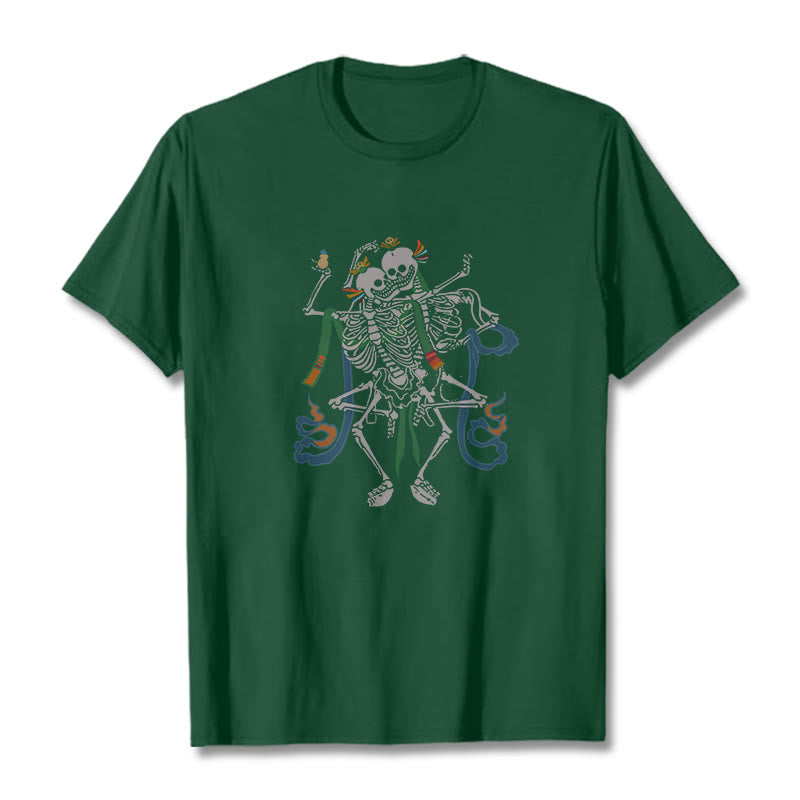 Buddha Stones ​​Tibetischen Der Herr Der Leiche Wald Design T T-shirt - Waldgrün - 2XL - image 10