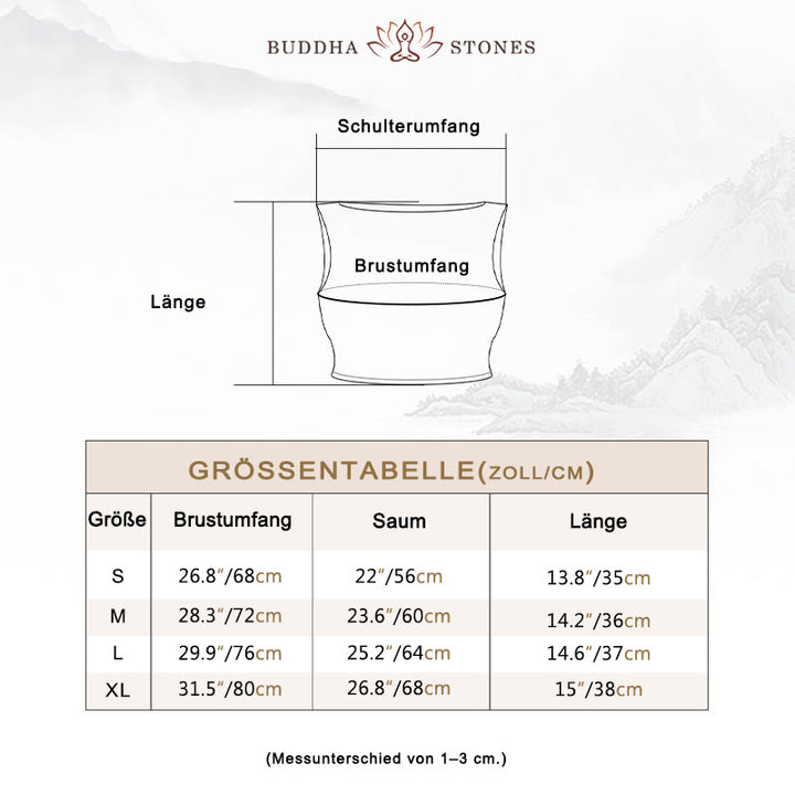 Buddha Stones Ärmelloses rückenfreies Träger-Tanktop, BH, ausgestellte Hose, Sport, Fitness, Yoga - image 5