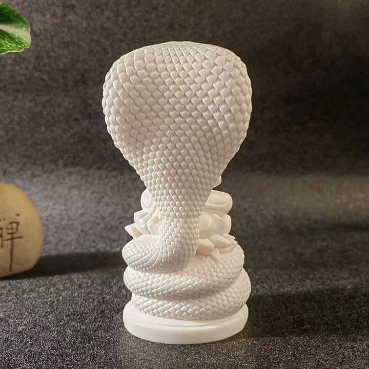 Buddha Stones, Tathagata Shakyamuni, Schlange, Lotus, Elfenbein, Obst, Meditationsstatue, Gelassenheit, Heimdekoration - image 2