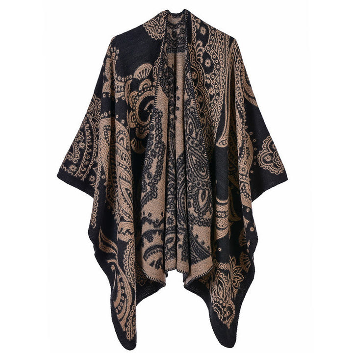 Buddha Stones ​​Tibetischen Cashew Blume Schal Herbst Winter gemütliche Schal wickeln - image 6