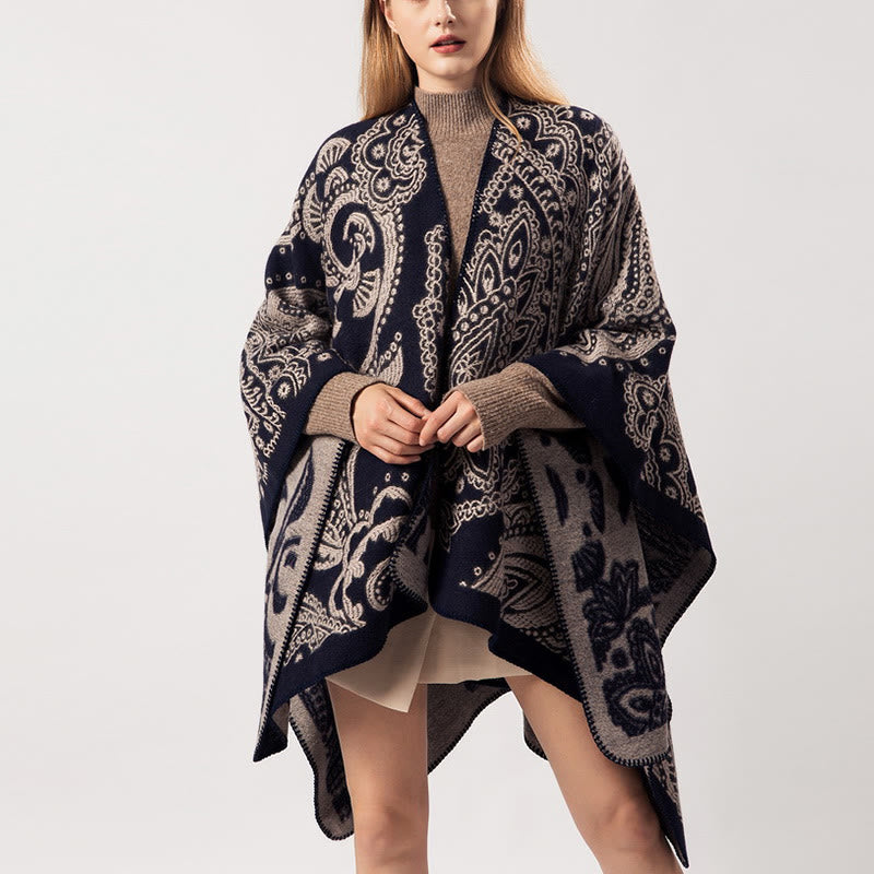 Buddha Stones ​​Tibetischen Cashew Blume Schal Herbst Winter gemütliche Schal wickeln - image 5