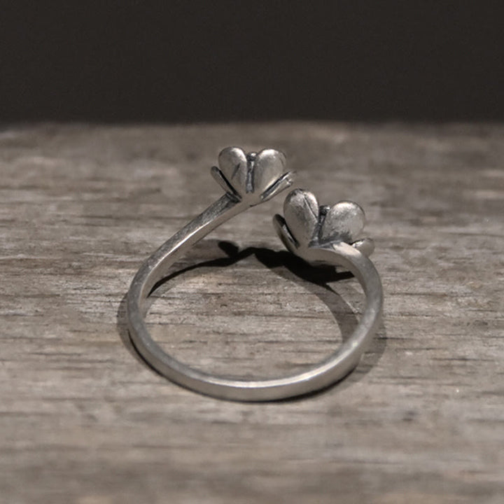 Buddha Stones 925 Sterling Silber Blumen Ring - image 2