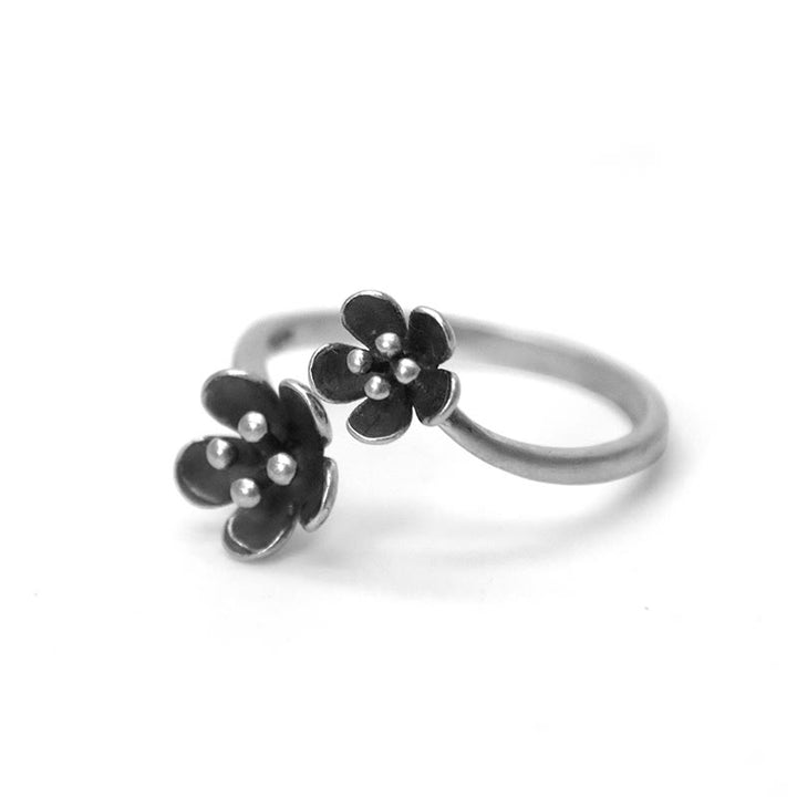 Buddha Stones 925 Sterling Silber Blumen Ring - image 8