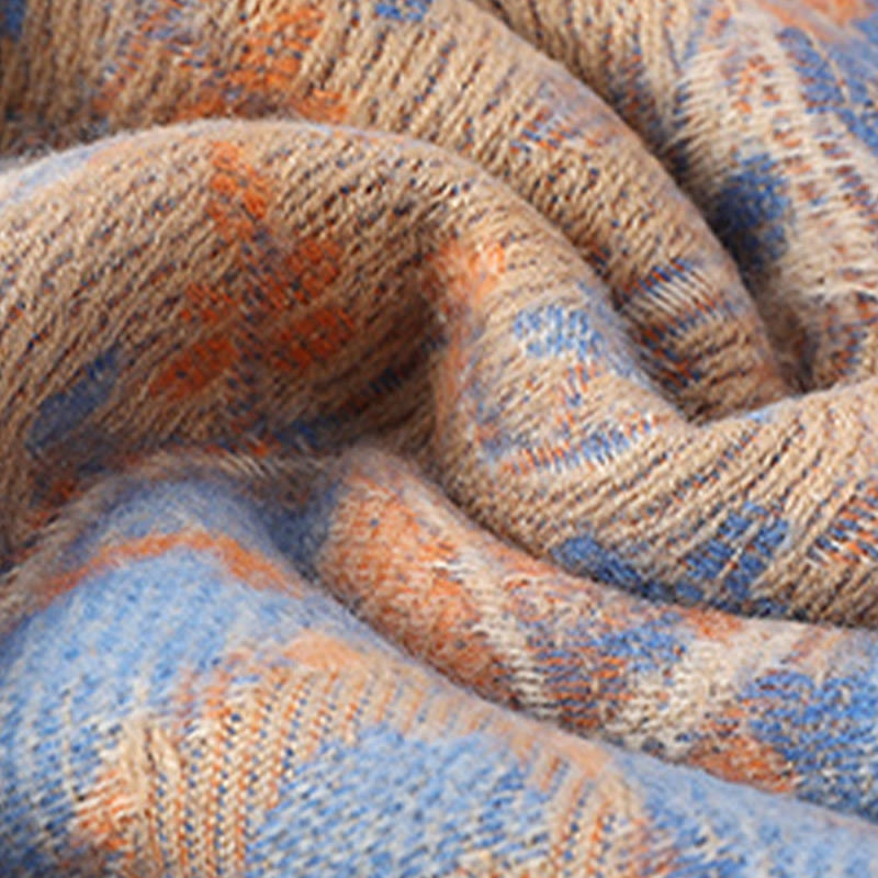 Buddha Stones, tibetische Cashew-Blumen, Rankenmuster, Quasten, Schal, Herbst/Winter, weicher Schal, Wickeltuch - image 26