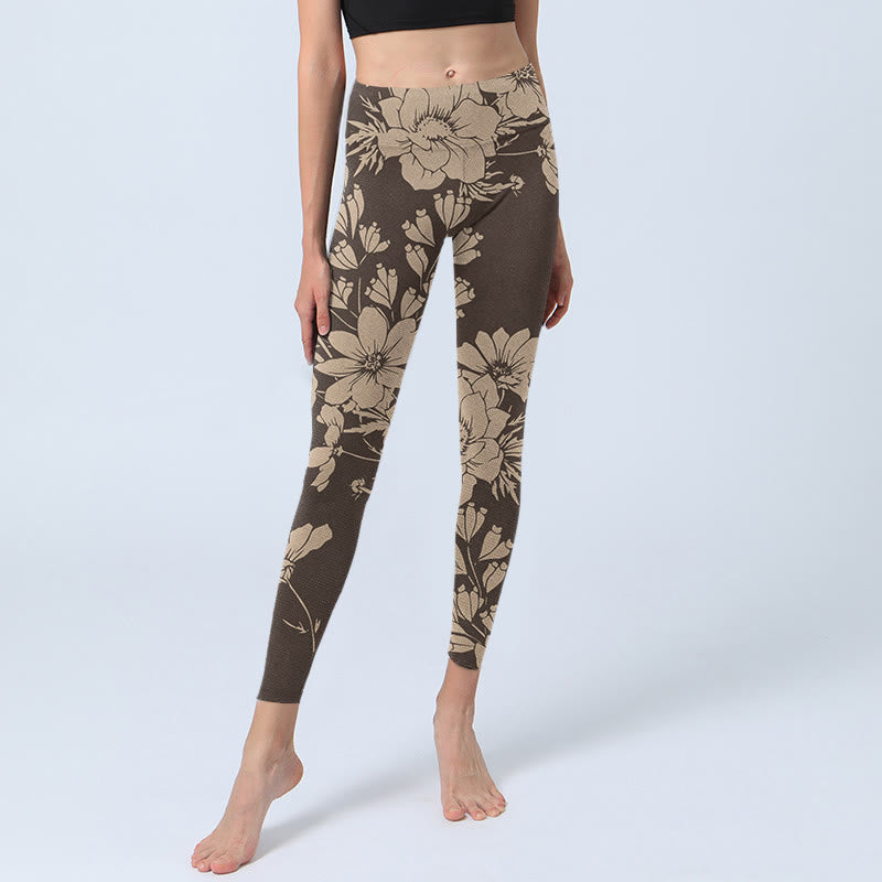Buddha Stones ​​Blumen Blüten Druck Sport Fitness Leggings frauen Yoga Hosen - image 14