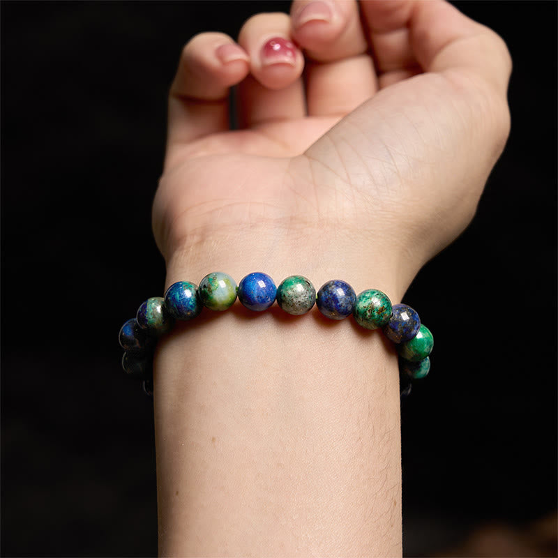 Buddha Stones Lazurite Serenity Armband