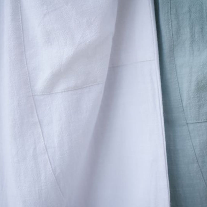 Buddha Stones - Haremshose für Herren aus einfarbigem Baumwoll-Ramie-Leinen mit elastischer Taille und Taschen - image 31