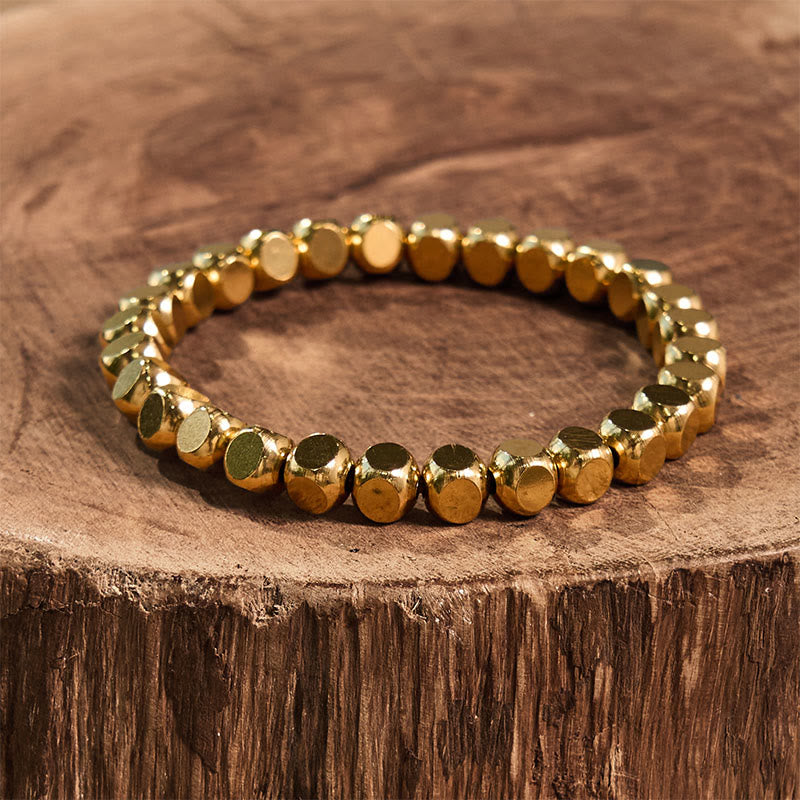 Buddha Stones ​​Messing Kupfer Glücks- und Heilarmband - image 11