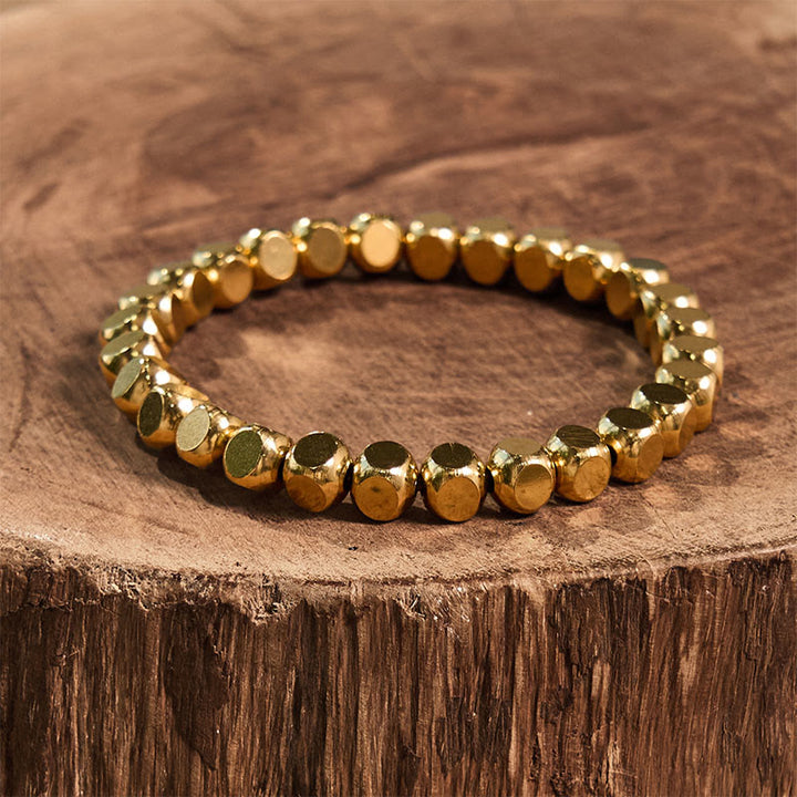Buddha Stones ​​Messing Kupfer Glücks- und Heilarmband - image 11