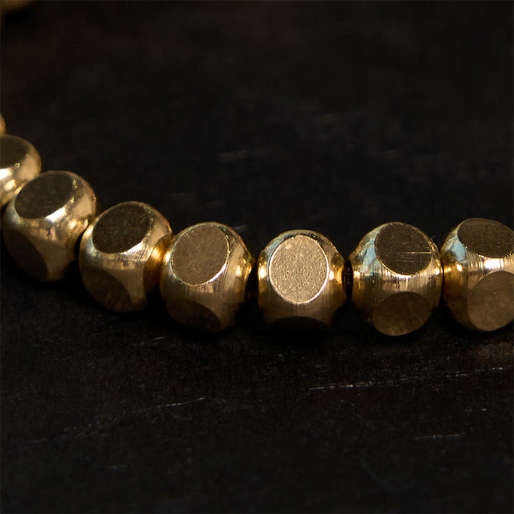 Buddha Stones ​​Messing Kupfer Glücks- und Heilarmband - image 2