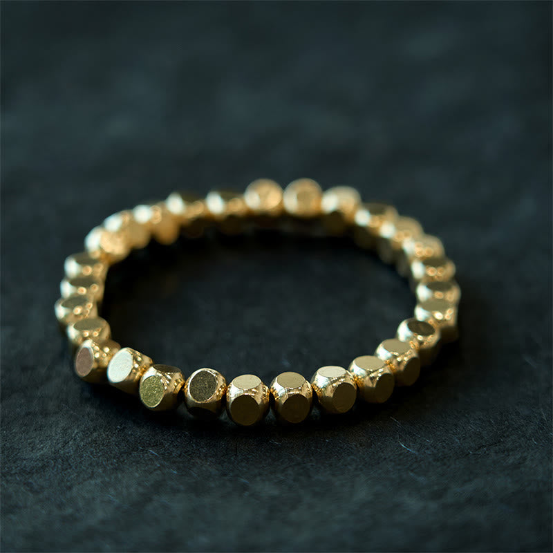 Buddha Stones ​​Messing Kupfer Glücks- und Heilarmband - image 10