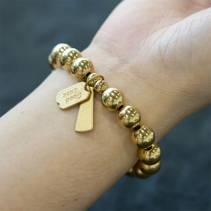 Buddha Stones ​​Heilarmband aus Messing und Kupfer - image 6