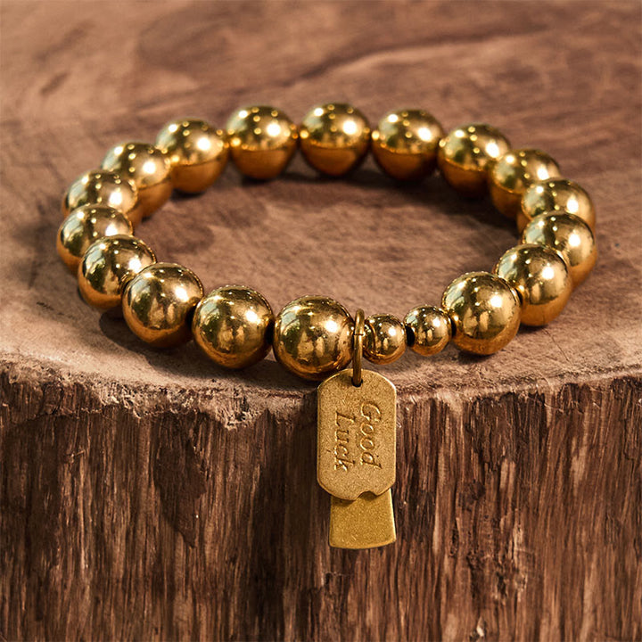 Buddha Stones ​​Heilarmband aus Messing und Kupfer - image 14