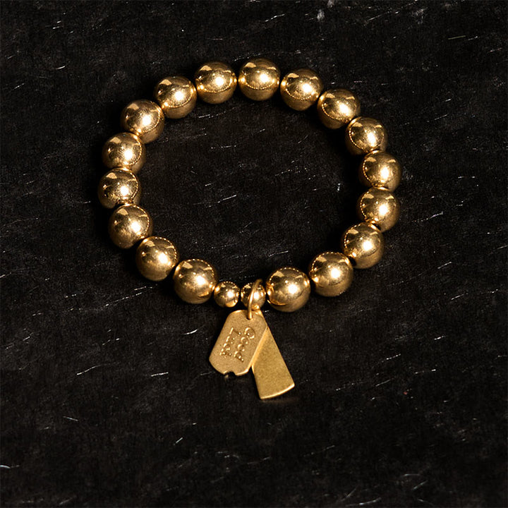 Buddha Stones ​​Heilarmband aus Messing und Kupfer - image 1
