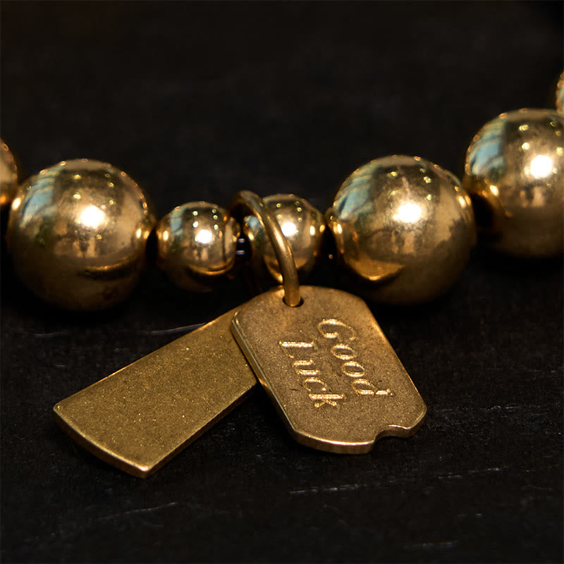 Buddha Stones ​​Heilarmband aus Messing und Kupfer - image 2
