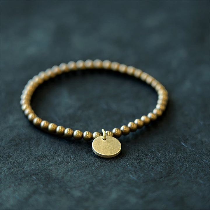 Buddha Stones ​​Amekaji Messing Kupfer Balance-Armband - image 8