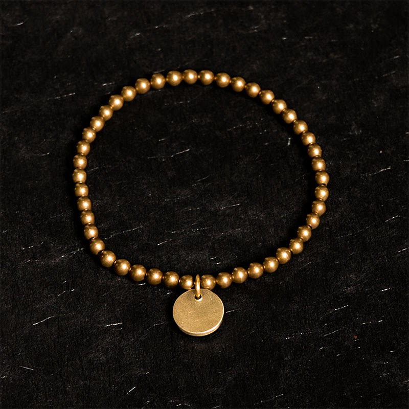 Buddha Stones ​​Amekaji Messing Kupfer Balance-Armband - image 1