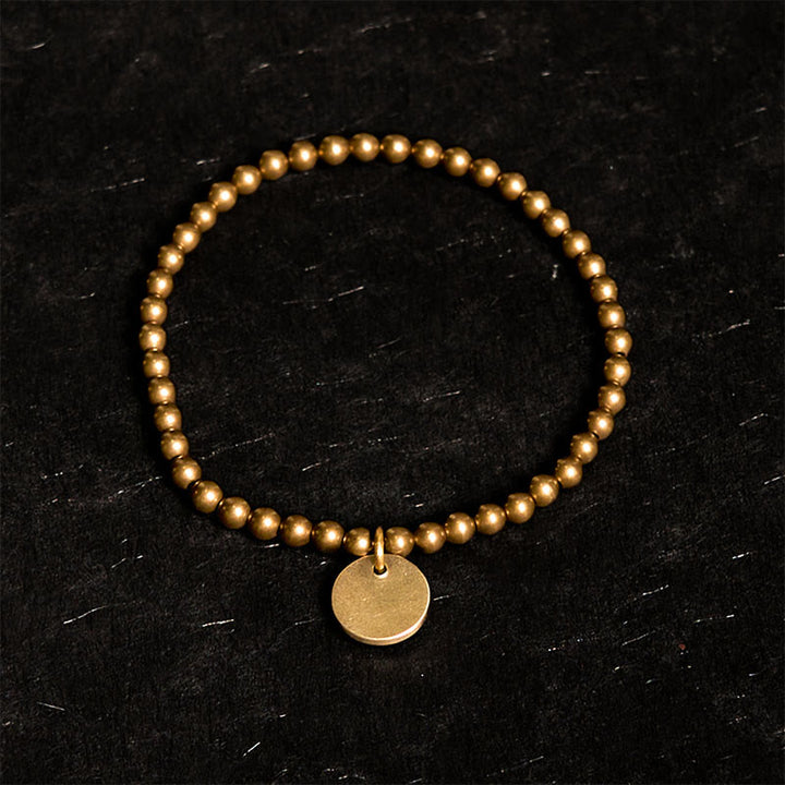 Buddha Stones ​​Amekaji Messing Kupfer Balance-Armband - image 1