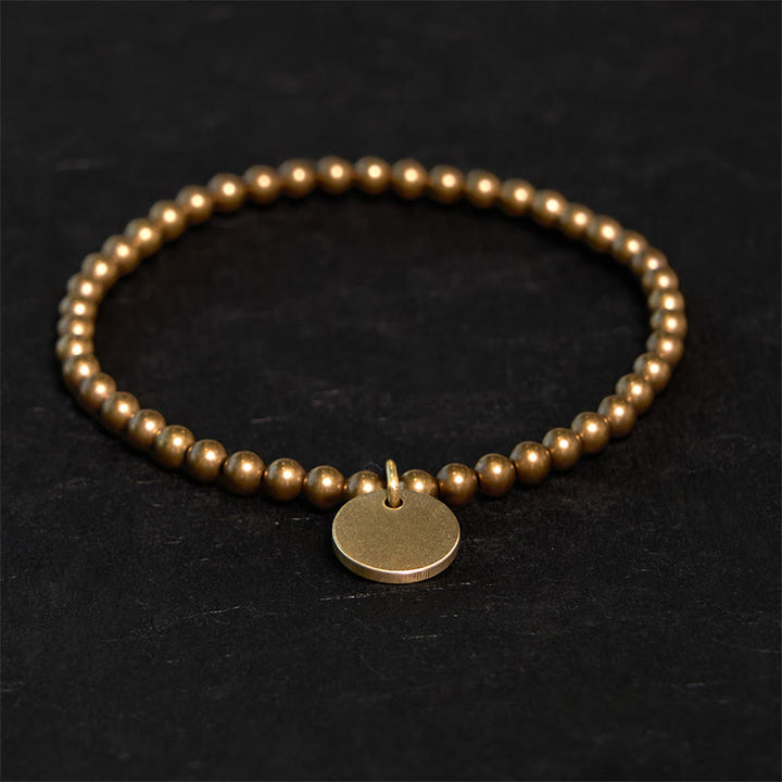 Buddha Stones ​​Amekaji Messing Kupfer Balance-Armband - Messing (Handgelenkumfang: 20-21 cm) - image 0