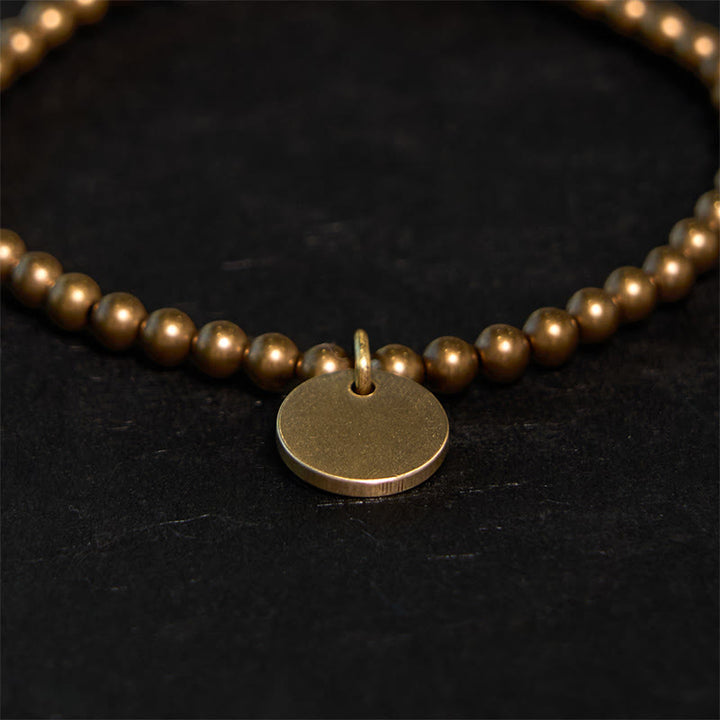 Buddha Stones ​​Amekaji Messing Kupfer Balance-Armband - image 2