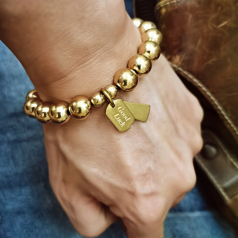 Buddha Stones ​​Heilarmband aus Messing und Kupfer - image 4