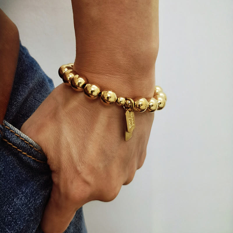 Buddha Stones ​​Heilarmband aus Messing und Kupfer - image 12