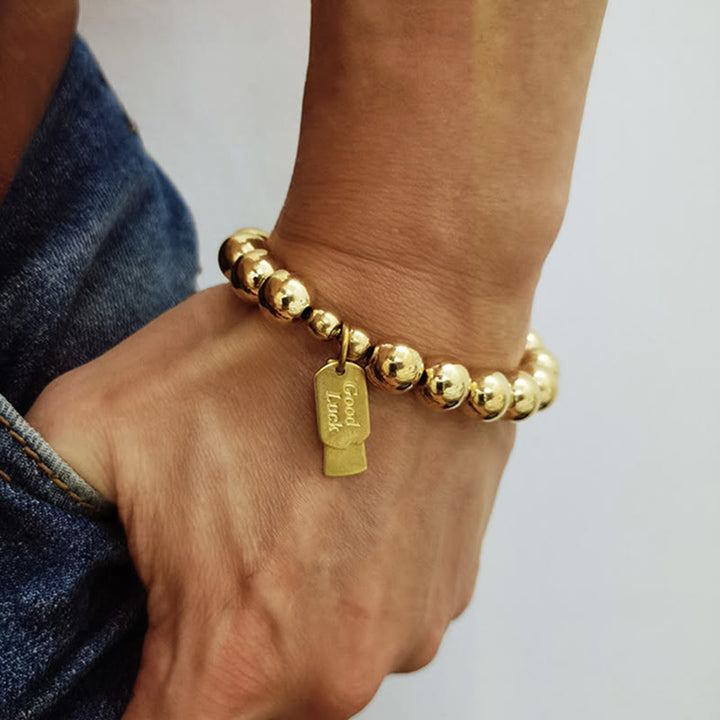 Buddha Stones ​​Heilarmband aus Messing und Kupfer - image 3