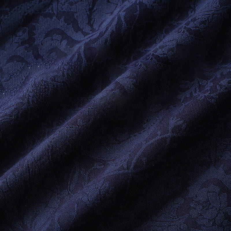 Buddha Stones 2-teiliger Tang-Anzug für Herren, Jacquard-Rebenmuster, Froschknopf, Baumwolle, Langarm, Hemd, Hose - image 8