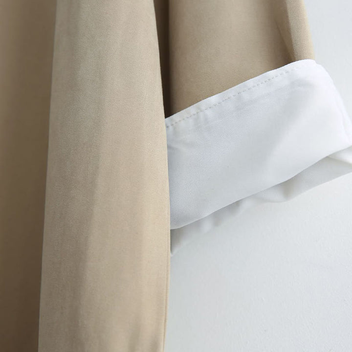 Buddha Stones ​​fallen einfarbig chinesischer Frosch-Knopf Baumwolle Herren Tang-Anzug Robe - image 17