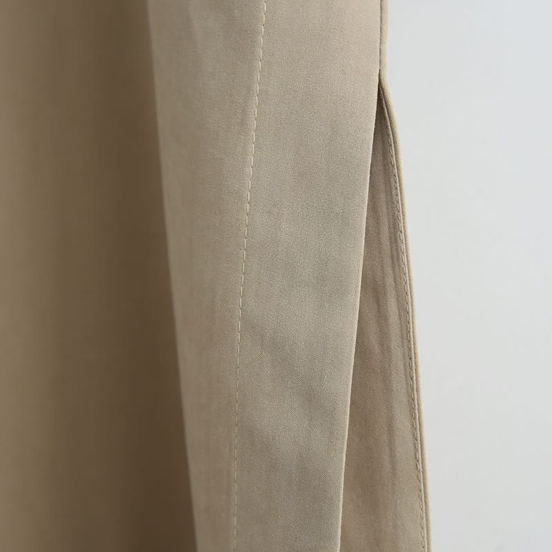 Buddha Stones ​​fallen einfarbig chinesischer Frosch-Knopf Baumwolle Herren Tang-Anzug Robe - image 18