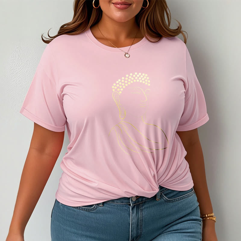 Buddha Stones ​​Meditieren Buddha Muster T T-shirt - image 14