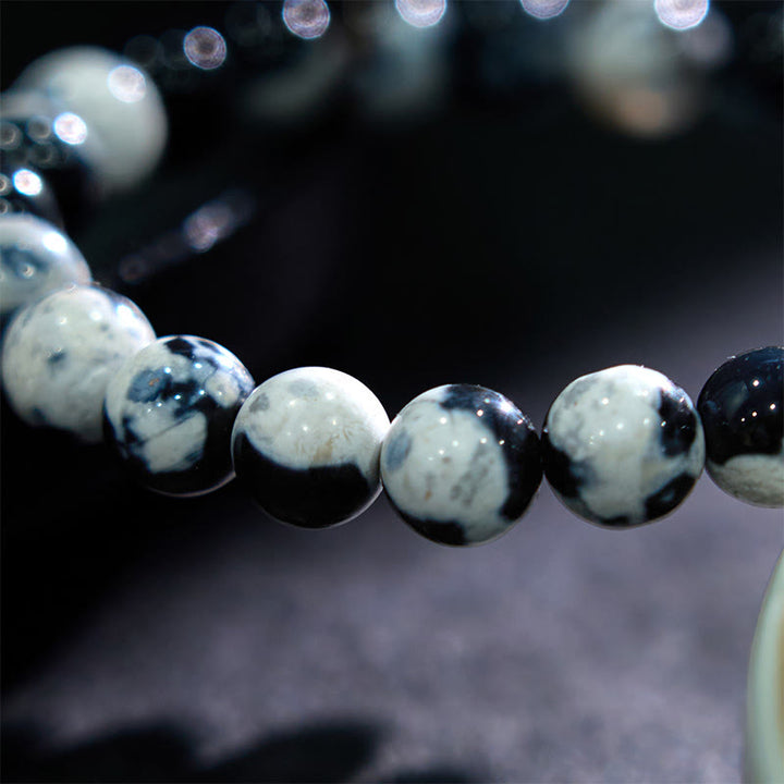 Buddha Stones Orca-Achat-Schutzarmband