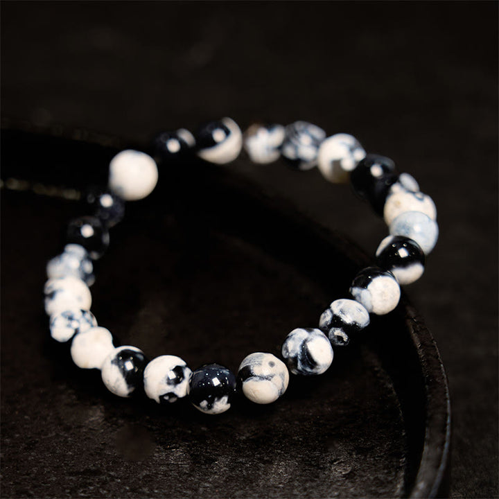 Buddha Stones Orca-Achat-Schutzarmband