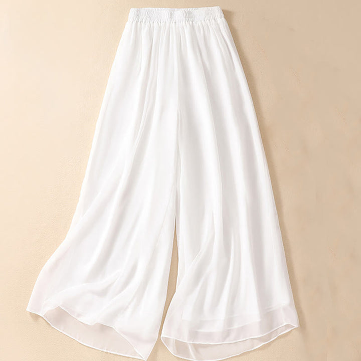 Buddha Stones Damen Hemdkleid mit Blumenstickerei und Froschknöpfen, weite Hose - image 16