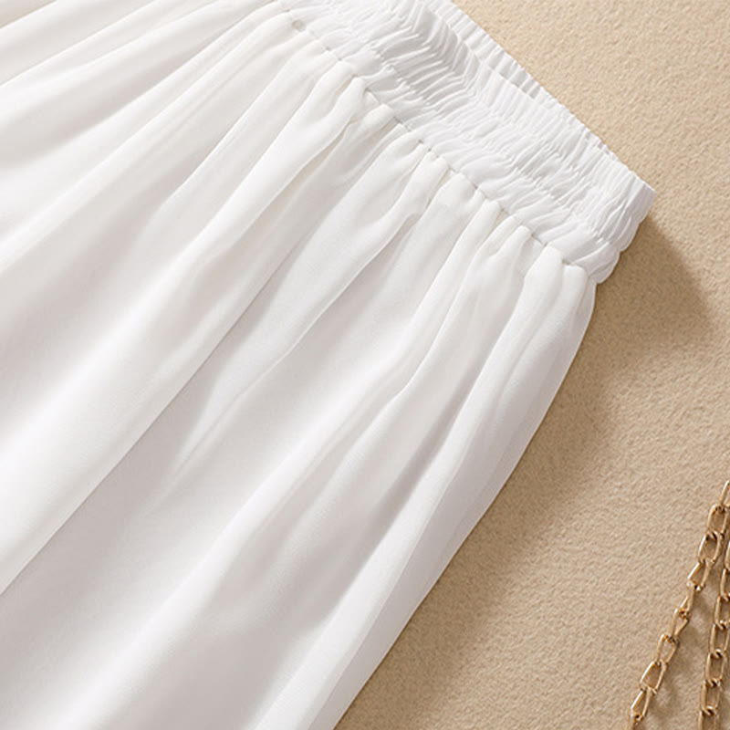 Buddha Stones Damen Hemdkleid mit Blumenstickerei und Froschknöpfen, weite Hose - image 18