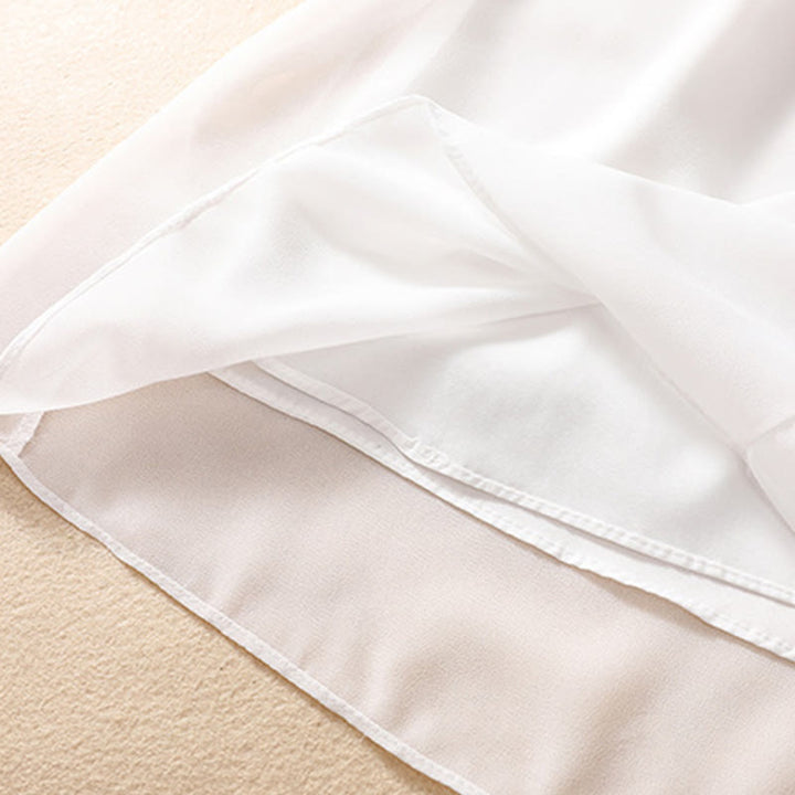 Buddha Stones Damen Hemdkleid mit Blumenstickerei und Froschknöpfen, weite Hose - image 20