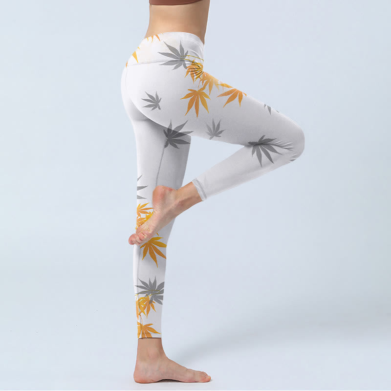 Buddha Stones Maple Gym Leggings Damen Yogahose - image 4