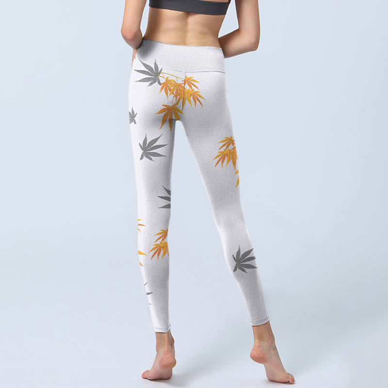 Buddha Stones Maple Gym Leggings Damen Yogahose - image 7