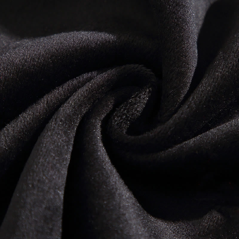 Buddha Stones Einfarbige Cord-Thermo-Haremshose für Herren mit Kordelzug und Taschen - image 16