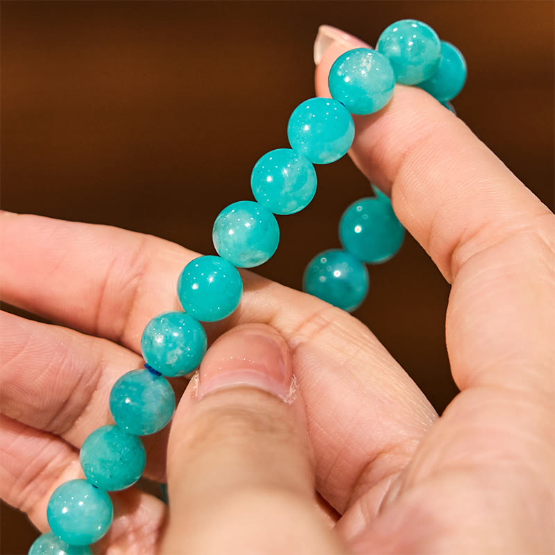 Buddha Stones Amazonit Positive Balance Armband