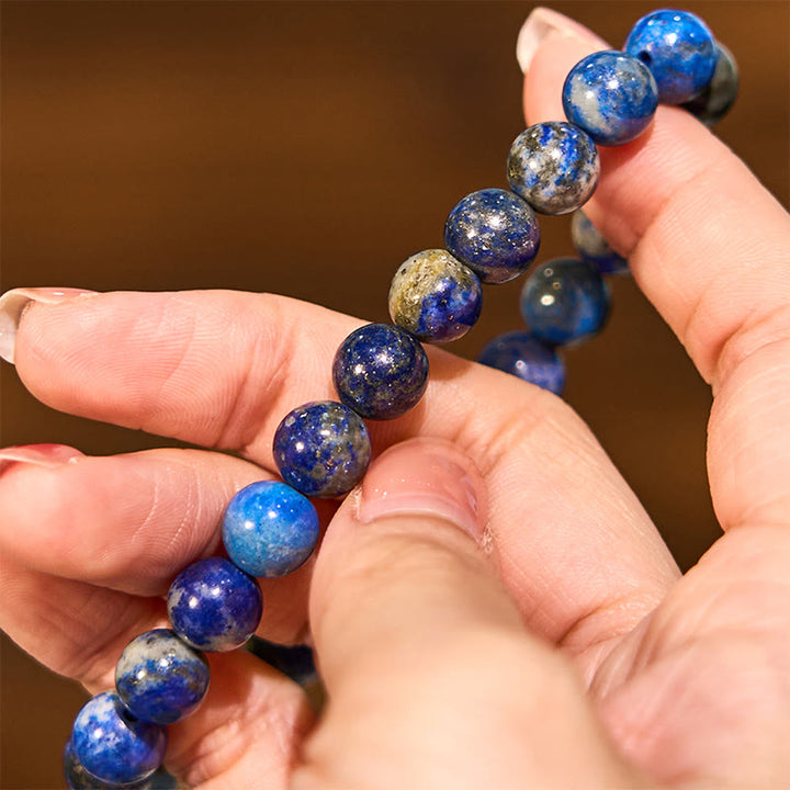 Buddha Stones Lazurite Positive Balance Armband