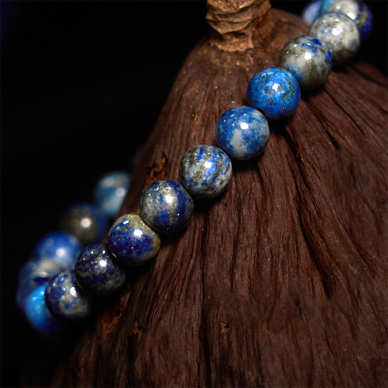 Buddha Stones Lazurite Positive Balance Armband