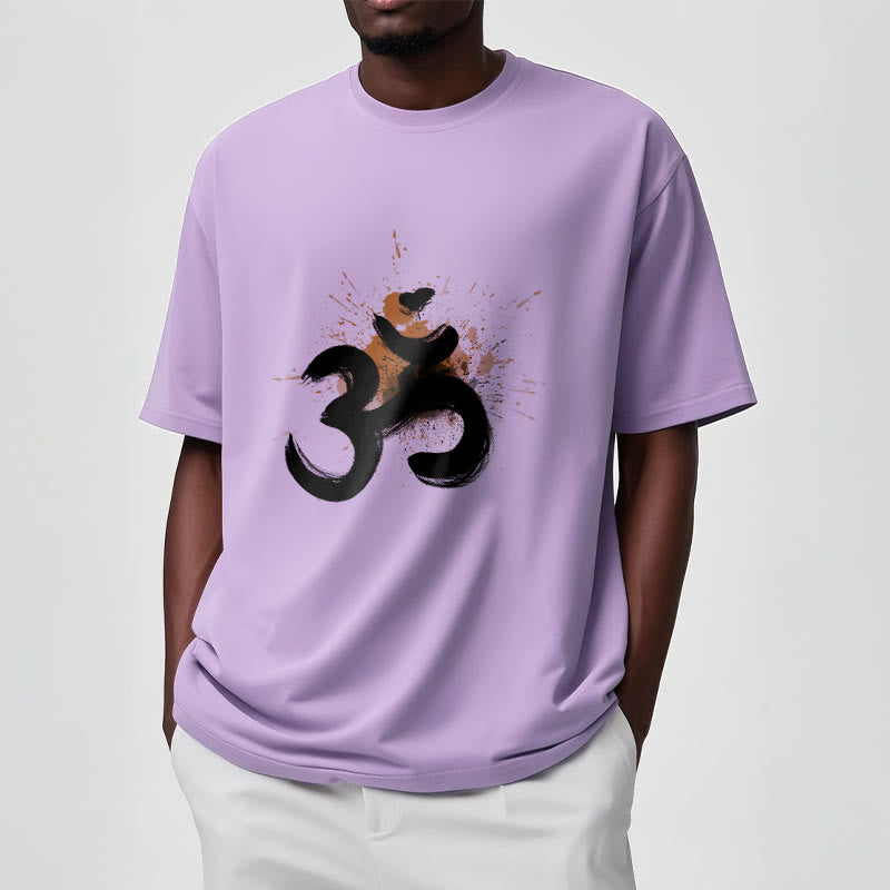 Buddha Stones OM Sanskrit Design Baumwolle T-Shirt - image 15