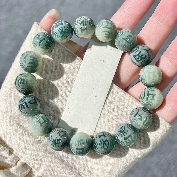 Buddha Stones, chinesisches Tierkreiszeichen, Bodhi-Samen, Om Mani Padme Hum, graviertes Weisheitsarmband - image 18