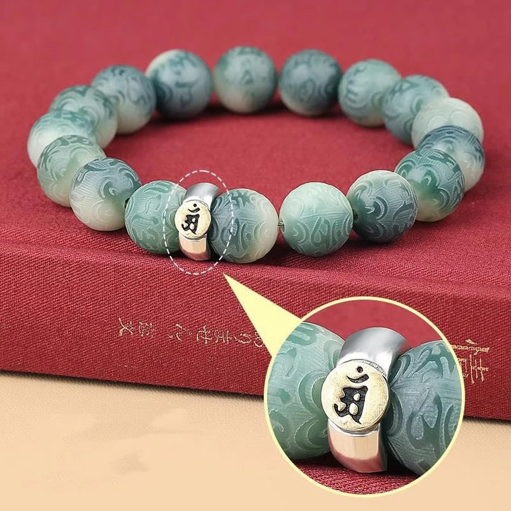 Buddha Stones, chinesisches Tierkreiszeichen, Bodhi-Samen, Om Mani Padme Hum, graviertes Weisheitsarmband - image 13
