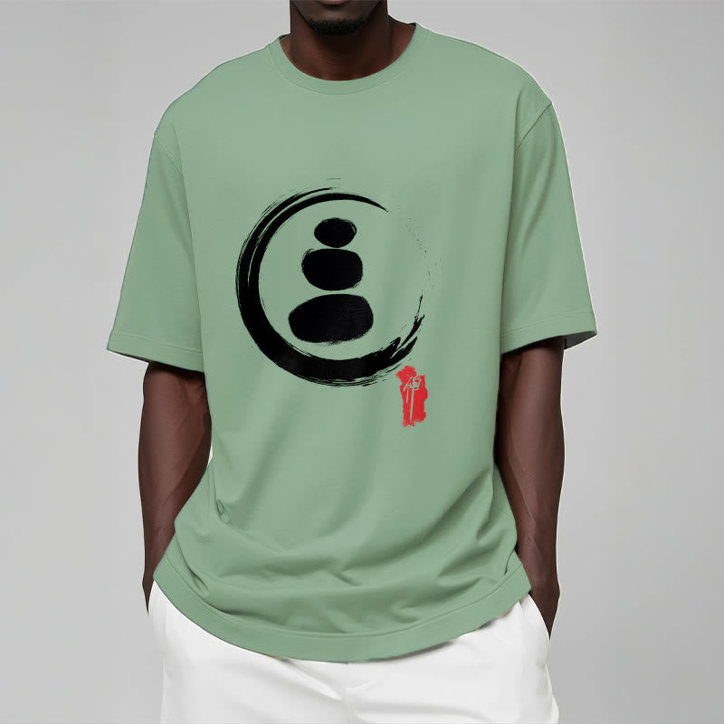 Buddha Stones ​​Zen Kreise Baumwolle T-shirt - image 19
